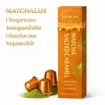 Matcha-Lux Matcha Tea Kapszula – Sós Karamell (Nespresso kompatibilis, 10 db/cs.)