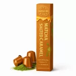 Matcha-Lux Matcha Tea Kapszula – Sós Karamell (Nespresso kompatibilis, 10 db/cs.)