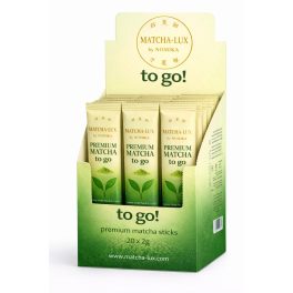   MatchaLux Premium Matcha To Go – 20 db × 2 g prémium matcha stick