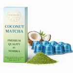 Matcha-Lux Matcha Tea Kapszula – Kókusz  (Dolce Gusto kompatibilis, 8 db/cs. )