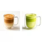 Nomika Duplafalú Matcha and Cafe Üveg  Pohár 350 ml