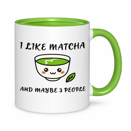 I Like Matcha kerámia bögre