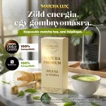 Matcha-Lux Matcha Tea Kapszula – Premium Deluxe  Nespresso kompatibilis  ( 10 db/cs. ) 