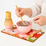 Nomika Japan Style Cseresznyevirág Matcha Tea Full Szett – 8 részes díszdobozban