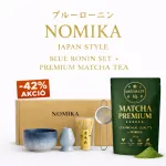NOMIKA – Japan Style Blue Ronin Set ( 6 DB) + Matcha Lux Premium matcha tea 60 gr