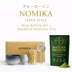 NOMIKA – Japan Style Blue Ronin Set ( 6 DB) + Matcha Lux Premium matcha tea 60 gr