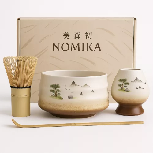 Nomika Fujisan Tradicional Matcha Ceremony Set – 4 db