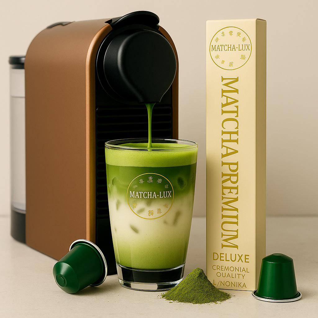Matchalux kapszulás matcha, ami másodpercek alatt új szintre emeli a napod
