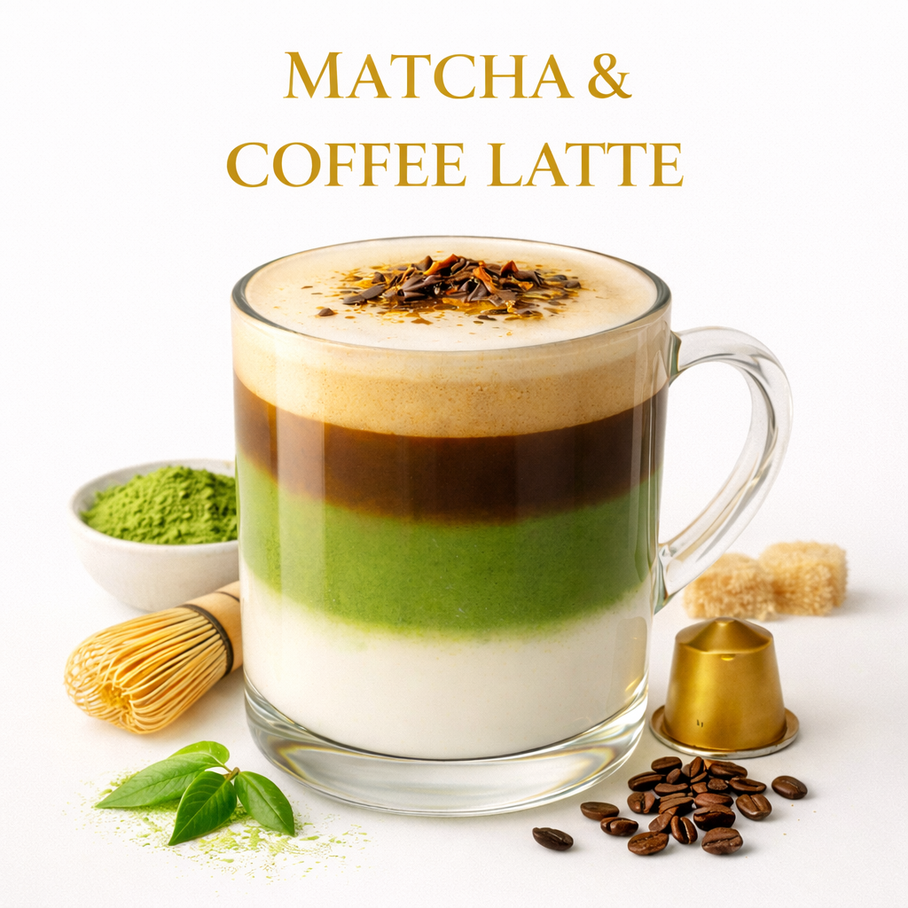  Macsa kávé – Matcha & Coffee Latte- Recept koffeinrajongóknak