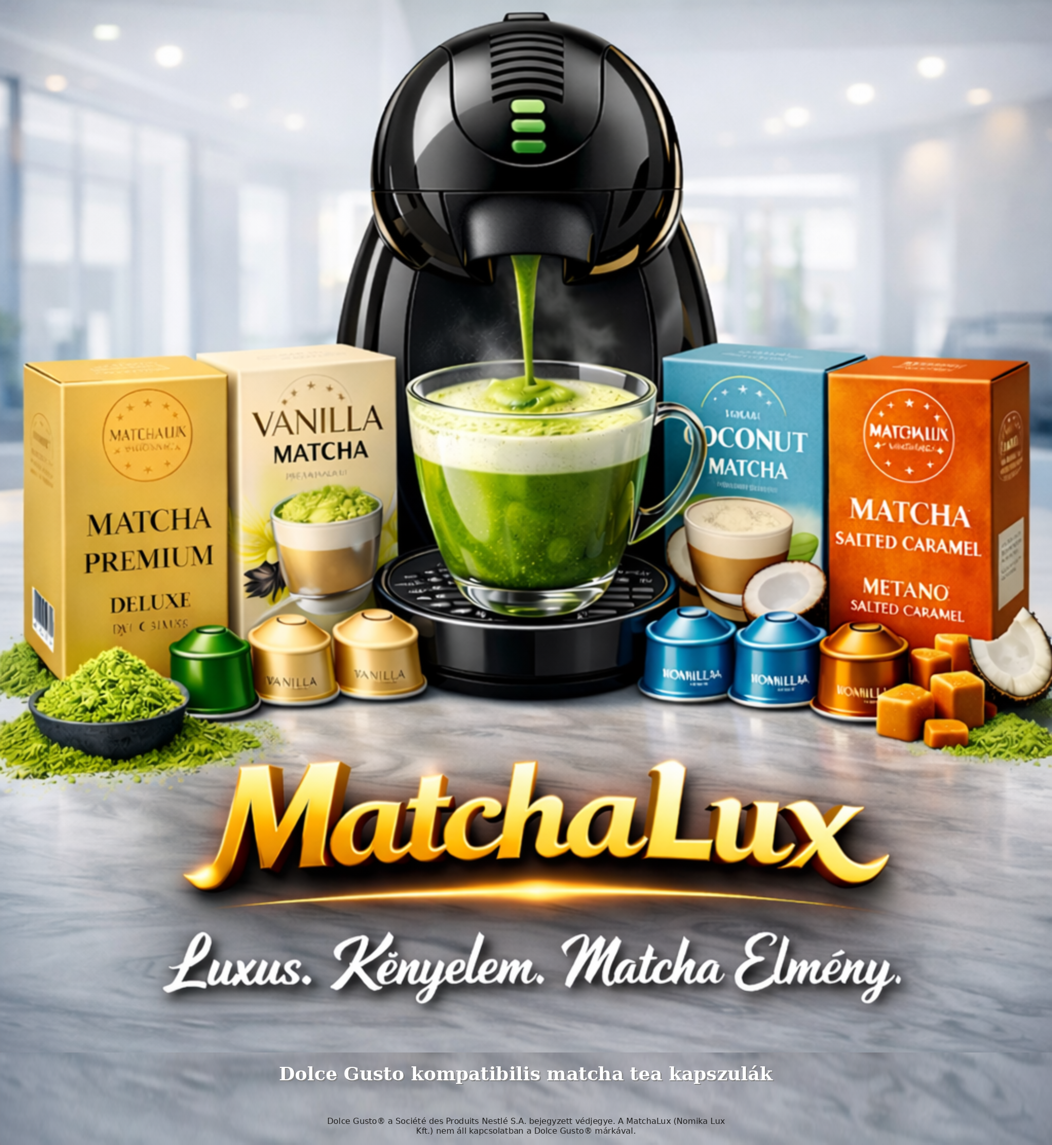 Dolce Gusto® kompatibilis matcha kapszulák – gyors, prémium, ellenállhatatlan